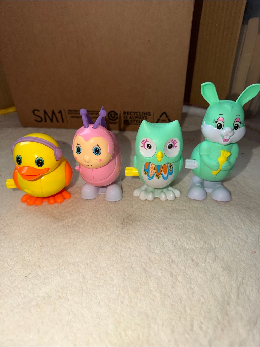 Wind-Up Animal Toy Set of 4